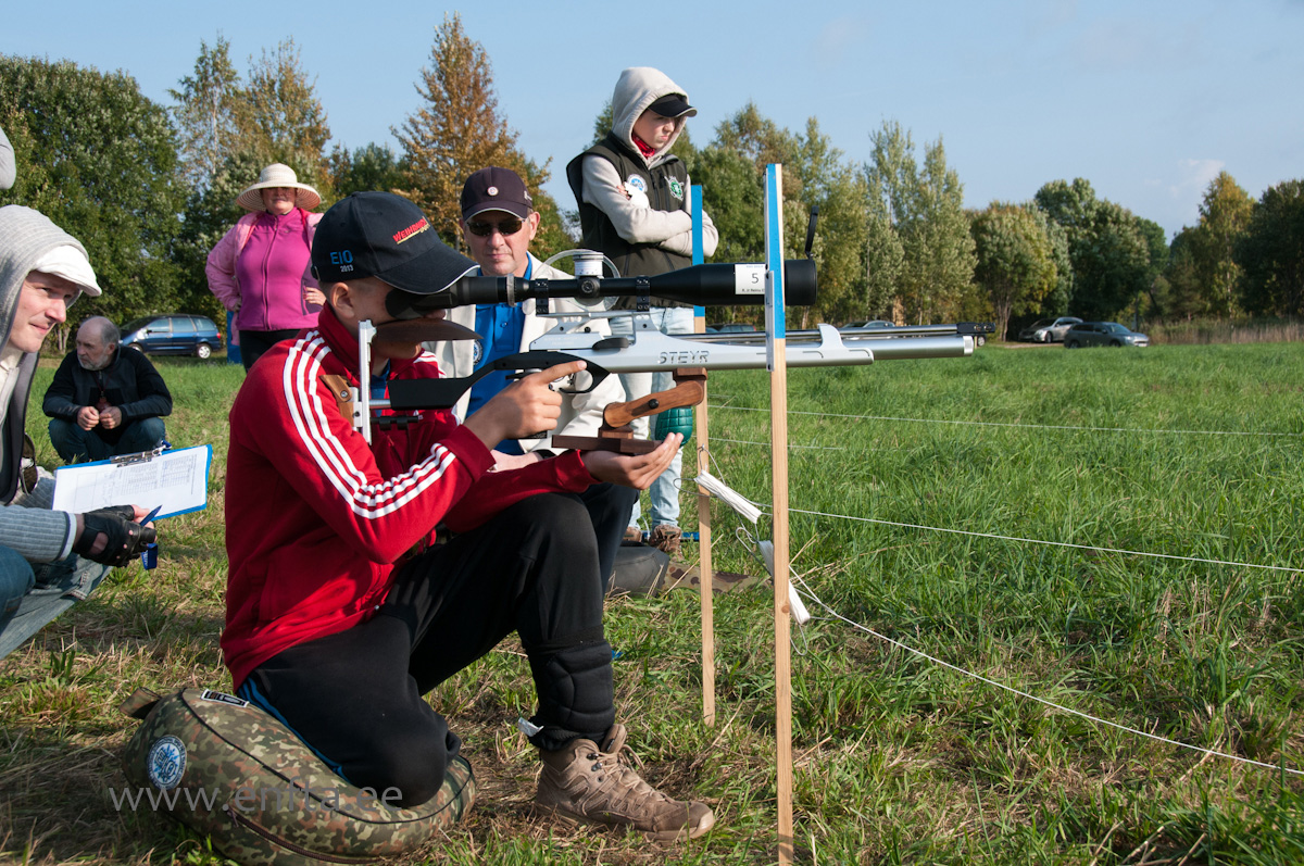 Rein Reinu jr, Steyr LG 110 Field Target, Nikko Stirling Targetmaster 10-50x60